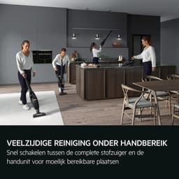 Draadloze Steelstofzuiger - Kruimeldief - Huisstofvrij Maken - Tot 45 Min Looptijd - 0.3 Liter - Grijs — thumbnail 4
