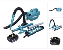 Makita DCL 184 M1 accustofzuiger 18 V 54 mbar 0,5 l + 1x accu 4,0 Ah - zonder oplader
