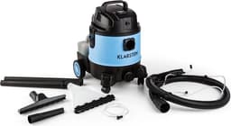 Klarstein Reinraum 2G Nass /Trockensauger Staubsauger Teppichreiniger Shampooreinigung, stabiler 20 Liter Tank, 1250 Watt Saugleistung, Abschaltautomatik, Viel Zubehör, schwarz blau – geschikt voor thuisfitness en sportschoolgebruik, duurzame constru — thumbnail 3
