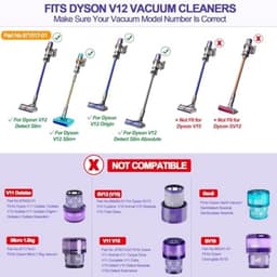 Filters geschikt voor Dyson V12 stofzuiger, geschikt voor Dyson V12 Origin, V12 Detect Slim, V12 Slim+ (2 stuks) — thumbnail 4