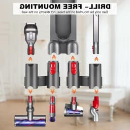 Accessoires voor Dyson V7 V8 V10 V11 V15 - Wandmontage voor Stofzuiger en Opberging — thumbnail 5