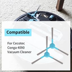 Dailygoods - Vervangende borstel - Stofzuiger Robot - Hoogwaardige materialen - Geschikt voor Conga 4090 - Effectieve reiniging - Ideaal voor harde vl... — thumbnail 4