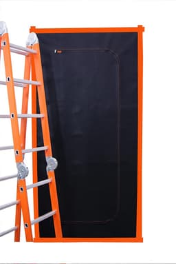 Stofdeur - Renovatiegordijn - Stofvrij Werken - Dubbele Rits - 220 x 110 cm - Zwart — thumbnail 4