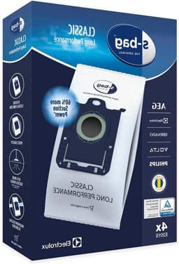 Stofzuigerzakken - S-bag zakken - Stofzuigen - Synthetische duurzame tas - 4 stuks - Wit — thumbnail 2