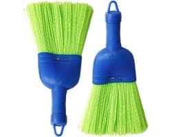 Handveger Set - Kleine Bezem Stoffer - Bureau Reinigen - Natuurlijke Vezelkop - 25 x 12 cm - Niet gespecificeerd