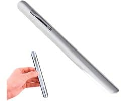 Tafelschraper - Kruimelveger - Tafel Schoonmaken - Compact RVS Ontwerp - 15 cm - Zilver