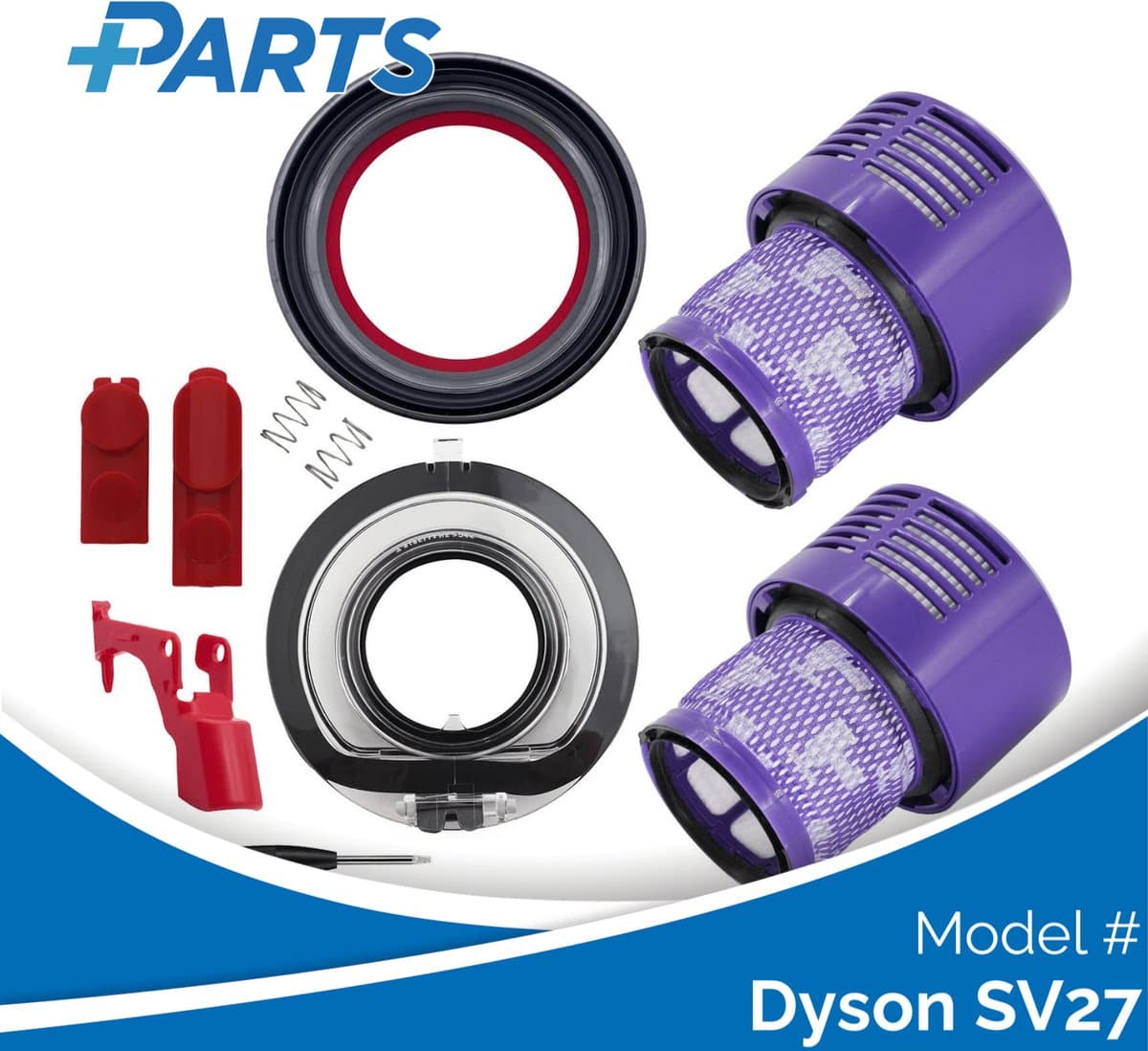 Dyson SV27 Onderhoudsset (Plus.Parts® alternatief voor 969082-01) — afbeelding 1