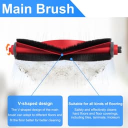 OmGoods - Dailygoody - Accessory set - Robot stofzuiger onderdelen - Hoogwaardige vervangingsset - Accessoireset voor Roborock Q10 X5/Q10 X5+ - Inclusief borste... — thumbnail 3