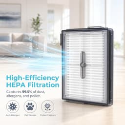 HEPA filters set van 4 - vervangingsaccessoires - wasbaar - efficiënt voor Robo.rock Q10 S5/Q10 S5+ - m-winkel — thumbnail 2