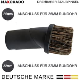 Premium Meubelborstel voor Stofzuiger - Natuurhaar Borstel — thumbnail 2