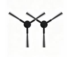 Zijborstel - Compatibel met Dreame X30 Ultra - 2 Stuks