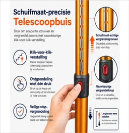Draadloze Steelstofzuiger – 60.000 Pa zuigkracht, extra dikke anti-klitborstel, AI-batterijbeheer, tot 65 min. gebruiksduur, zelfstaand, LED-touchdisplay — thumbnail 4