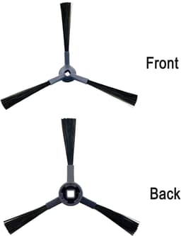 Zijborstels voor robotstofzuiger - 8 stuks - Polycarbonaat — thumbnail 2