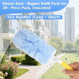 Stofmagneet Vullingspakket 32 Stuks - 360° Rotatie - Microfiber voor Dierhaar en Allergenen — thumbnail 5