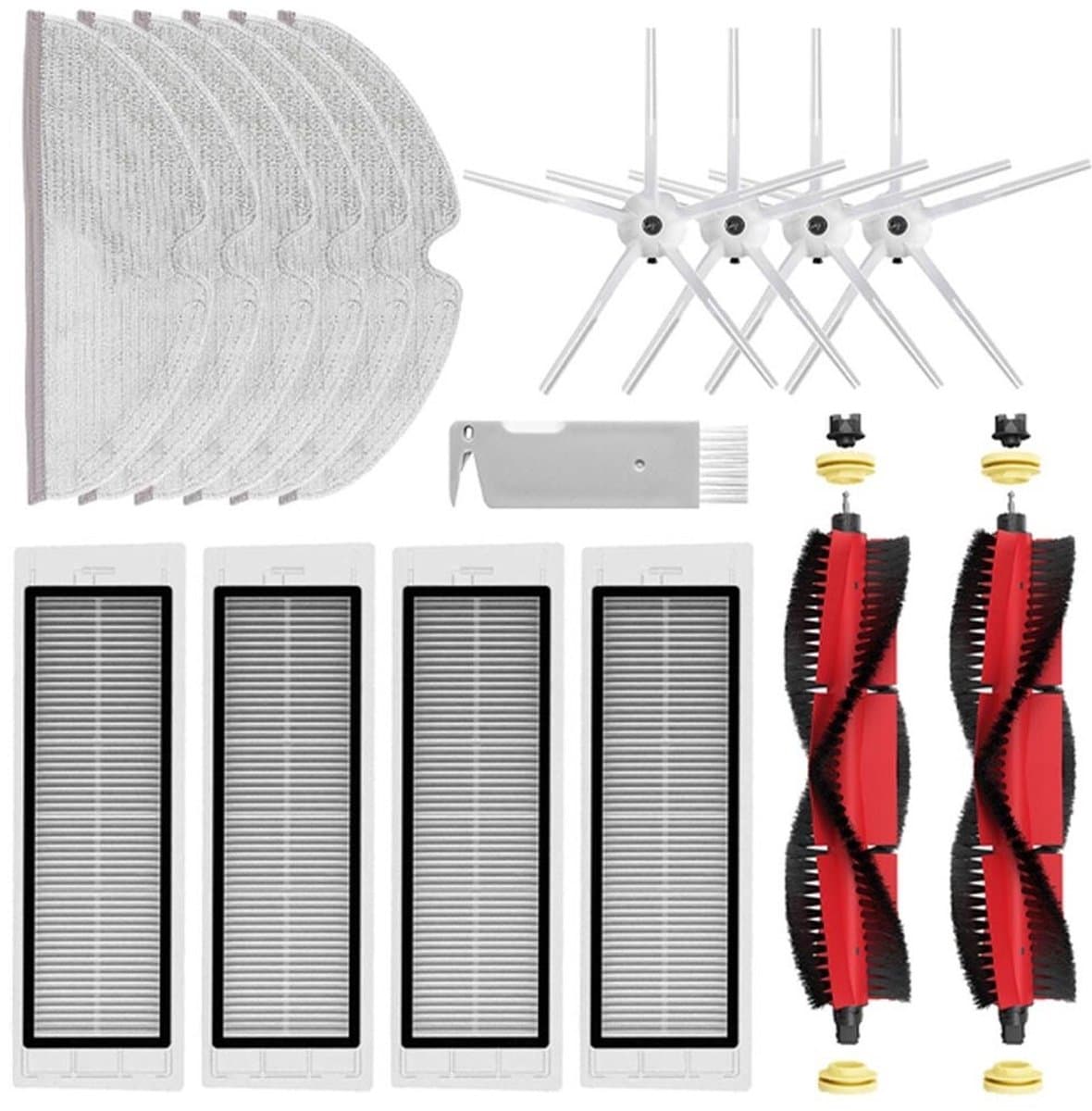 Geschikt voor Roborock S5 Max S50 S6 S55 S60 hoofdborstel/filter/dweildoeken onderdelenset — afbeelding 1