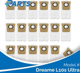 Dreame L10s Ultra Stofzakken (18 Stuks, Plus.Parts® alternatief voor RDB3) — thumbnail 1