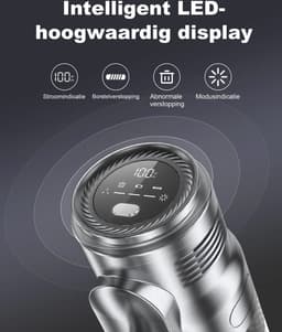 Krachtige Draadloze Steelstofzuiger met LED Display en Anti-Tangle Borstel voor Tapijten en Harde Vloeren — thumbnail 3
