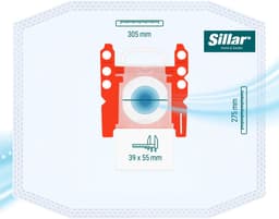 Sillar Stofzuigerzakken synthetisch - anti-allergeen - 5 filterlagen - vervanging voor BBZ41FGALL - geschikt voor stofzuigers Bosch GL30 GL45 GL50 GL80 Serie 2 4 6, Siemens - 4 stuks — thumbnail 3