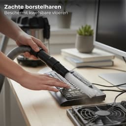 Lomera Stofzuigerborstel - Stofzuiger Opzetstuk - Stofzuiger Hulpstuk - Stofzuiger Mondstuk - Zuigmond Stofzuiger - Opzetborstel Stofzuiger - Universele Stofzuigerborstel - Universeel Stofzuiger Opzetstuk — thumbnail 3