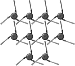 Dreame Aqua10, L40, L50, Matrix10, X40 en X50 Serie Zijborstelset (10 Stuks, Plus.Parts® alternatief voor RSB14) — thumbnail 1