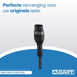 A-DAPT - Adapter geschikt voor Karcher (Kaercher) WindowVac series oplader - als origineel — thumbnail 2