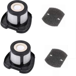 Pet Hair Eraser Filter Vervangingsfilter - geschikt voor Bissell Pet Hair Eraser - Handstofzuiger 2284W 2390 2389 2390A, vergelijkbaar met onderdeelnummer 1614212, 1614203 en 1614204, - 2 Filters + 2 Spons — thumbnail 1