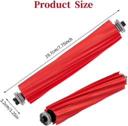 Dailygoods - Hoofdborstelaccessoires voor Roborock S7 - 3 stuks, scheidbare rubberen borstels — thumbnail 5