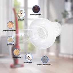 Set van 6 Wasbare HEPA Filters voor Draadloze Mini Handstofzuiger - Ideaal voor Auto en Thuisgebruik — thumbnail 2