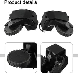 Robot Stofzuiger Wiel - Wielmotor Vervanging - Stofzuiger Onderhoud - Stille Bedrijf - Niet gespecificeerd - Zwart — thumbnail 5