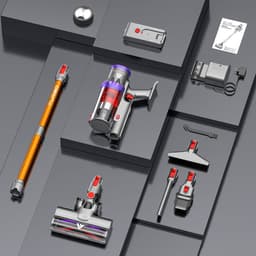 Steelstofzuiger Draadloos - Krachtige Stofzuiger - Huis Reinigen - Automatische Zuigkracht - 75 Min Looptijd - Goud — thumbnail 2