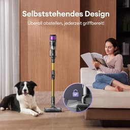 Steelstofzuiger - Draadloze Bezemer - Huisdieren Haar Verwijderen - Opvouwbare Buis - 60 Min Looptijd - Champagne Paars — thumbnail 5