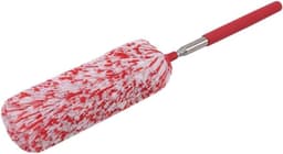 Microvezel Stoffer - Stofwisser Plafond - Hoge Oppervlakken Reinigen - Uitschuifbaar Handvat - 32-80cm - Rood — thumbnail 1