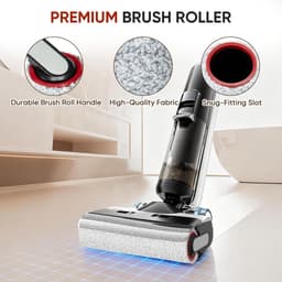 Vervangingsset met rolborstels en filters Geschikt voor de draadloze nat- en droogstofzuigers Dreamame H12 Pro, H12 Dual en G10 Pro, inclusief 3 rolborstels en 4 filters. — thumbnail 2