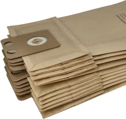 vhbw 30x stofzakken, compatibel met Nilfisk-Alto GD 2000, 1010, 1000-serie, 111, 910, 710, 911, 1005, 1000 stofzuigers – 45,3 cm x 22,7 cm bruin — thumbnail 1