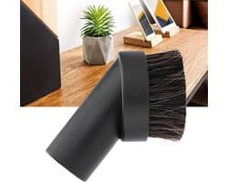 Vloerborstel Paardenhaar - Stofborstel - Kunststof - Vervangend Accessoire - 32 mm - Zwart - Hoogwaardige Kwaliteit