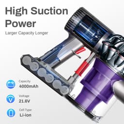Stofzuigeraccu - 21,6 V - 4000 mAh - voor Dyson V6 — thumbnail 4