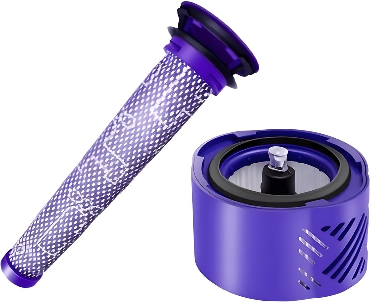 HEPA Filter set geschikt voor Dyson V6 DC59 HEPA Vervanging Pre-Filter (DY-96674101) en Post-Filter (DY-96566101) Wasbaar Motor filter Onderdelen — afbeelding 1