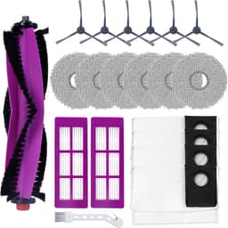 Accessoirekit voor Eureka J15 Pro Ultra Stofzuigerrobot: 1 Rollenborstel, 6 Zijborstels, 6 Vervangende Doeken, 4 Stofzakken, 2 Filters, 1 Reinigingsborstel — thumbnail 1