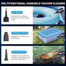 Lexium Kruimeldief snoerloos – Kruimeldief met steel – Nat&Droog – Handstofzuiger – Extreme zuigkracht – Kruimeldief snoerloos – Kruimelzuiger – Jouw ultieme schoonmaakpartner – Kruimelzuiger – Autostofzuiger – Handstofzuiger - Draadloos — thumbnail 5