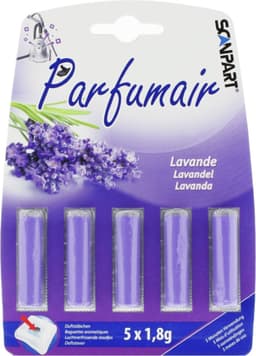 Parfumair geurstaafjes voor stofzuiger - Lavendel geur - Stofzuigerverfrisser - Geschikt voor stofzuigerzak - 5 stuks — thumbnail 1