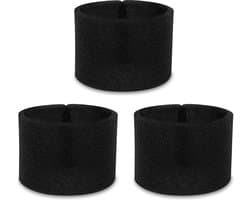 VONROC Schuimfilter set voor natzuigen – 3 stuks – Voor VC504AC & VC506AC Nat- en droogzuiger/alleszuiger
