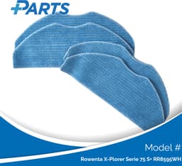Rowenta X-Plorer Serie 75 S+ RR8595WH Dweilpads (4 Stuks, Plus.Parts® alternatief voor ZR185001) — thumbnail 1