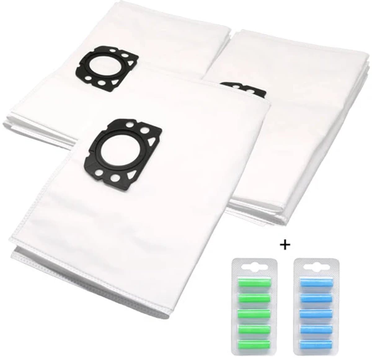 10x Propex compatibel Kärcher 2.863-006.0 / 28630060 stofzuigerzakken + 10 geurstaafjes (Propex Parts) — afbeelding 1