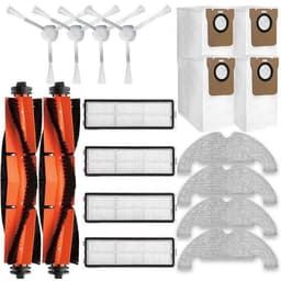 Accessoirekit Geschikt voor reserveonderdelen Geschikt voor de Dreame D10 Plus RLS3D, Z10 Pro en L10 Plus robotstofzuigers: 2 hoofdborstels, 4 borstels. — thumbnail 1