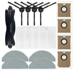 Accessoireset geschikt voor Eufy L60, L60 SES, L50 & L50 SES - 17-Delig - Inclusief HEPA Filters, Rolborstel, Zijborstels, Mopdoeken & Stofzakken - Vervangingsonderdelen Kit — thumbnail 1