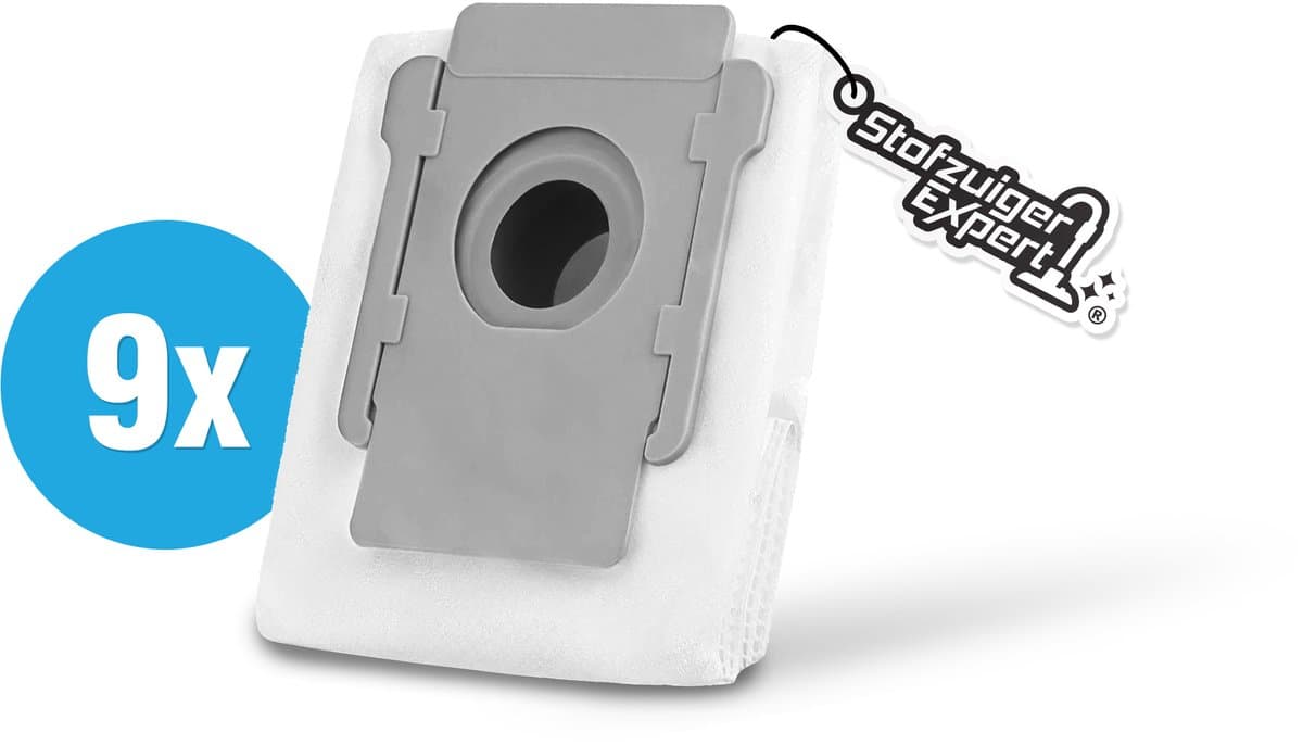 9x Stofzuigerzakken geschikt voor iRobot Roomba i3+ i5+ i6+ i7+ S9+ Combo J9+ Combo j7+ Combo i8+ Robotstofzuiger - 9 stuks — afbeelding 1