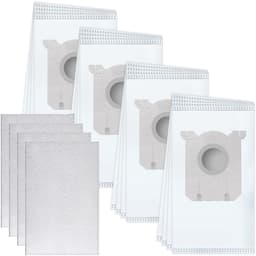 Sillar Set 16x Stofzuigerzak - microvezel - 4x Stofzuiger filter, universeel - vervangend - 3-laags filtersysteem - geschikt voor stofzuigers van AEG Electrolux Philips — thumbnail 1