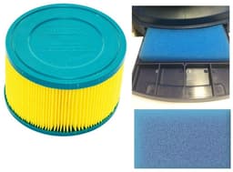 Wetrok Originele Motor- en Uitblaasfilter Set – Met CE-keurmerk, Jaarlijks Vervangen voor Optimaal Hygiëne en Presteren. Beschermd de Motor. — thumbnail 1