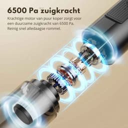 ElevateCommerce – Draadloze Auto Stofzuiger 6500Pa met Blaasfunctie | 2-in-1 Handstofzuiger voor Auto & Interieur | Oplaadbaar & Compact — thumbnail 2