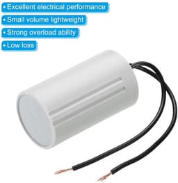 3 stuks CBB60 7uF loopcondensator AC 450 V 2 draden 50/60 Hz cilinder 60 x 35 mm voor waterpompen wasmachines motor starten — thumbnail 3